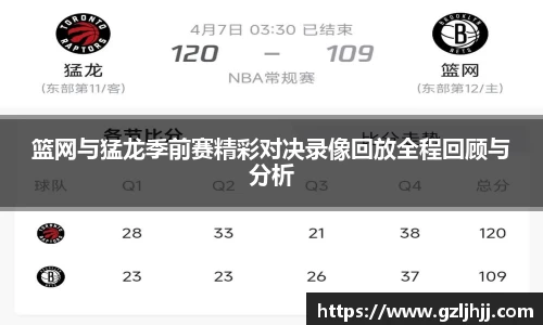篮网与猛龙季前赛精彩对决录像回放全程回顾与分析